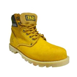 Botin punt ade acero cuero gamusa - FAJ