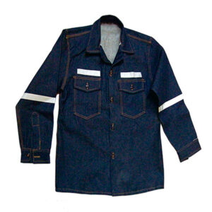 Camisa Jean con Cinta Reflectiva
